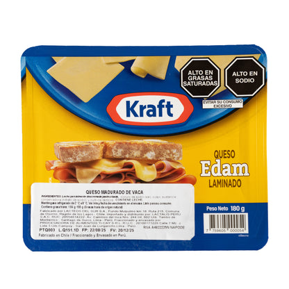Queso Edam Kraft x 180Gr