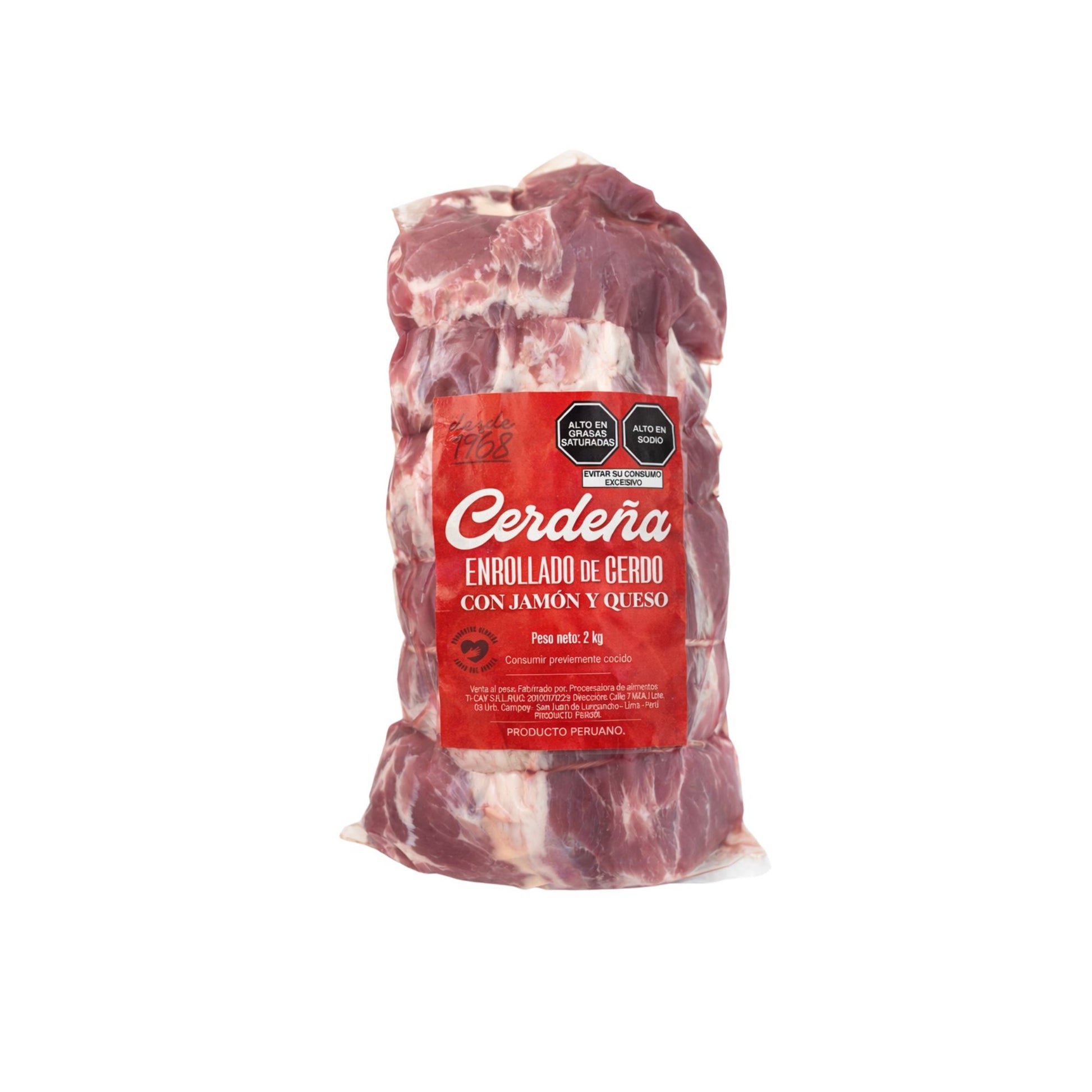 Enrollado de Jamón y Queso con Salsa Teriyaki